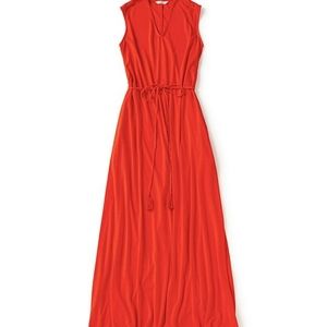 Never worn-Matilda Jane Orange Tassel in the Breeze Maxi Dress